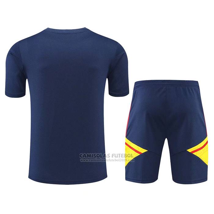 Fato de Treino Arsenal Manga Curta 2022-2023 Azul - Calcas Curta
